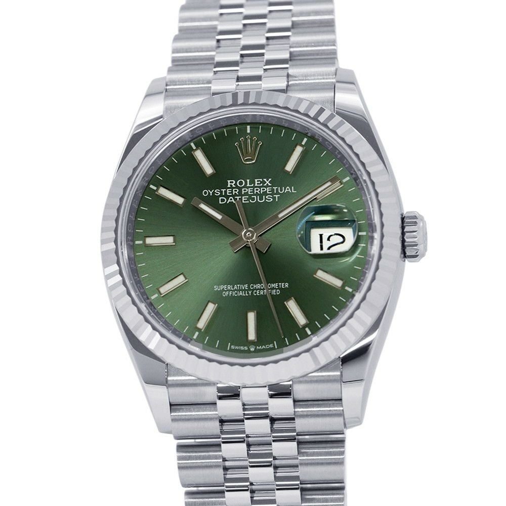 ロレックス デイトジャスト36 SS/K18WG 126234 ROLEX 腕時計 ミント