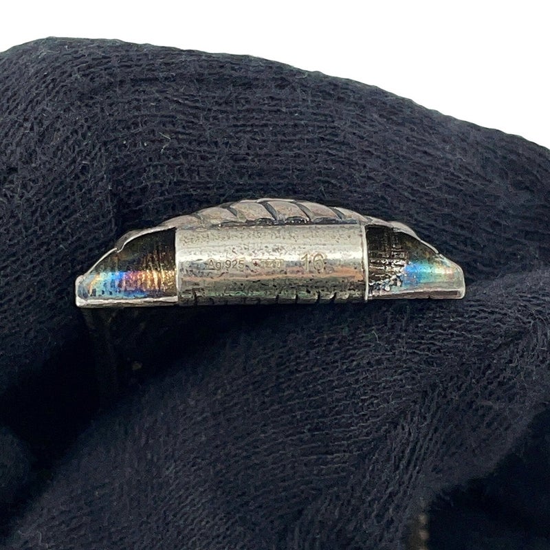 グッチ ブレスレット インターロッキングG フラワー バングル Ag925 サイズ17 ストーン キャットヘッド GUCCI アクセサリー