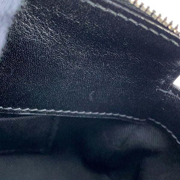 ドルチェ＆ガッバーナ ショルダーバッグ レオパード ハラコ レザー DOLCE&GABBANA 黒