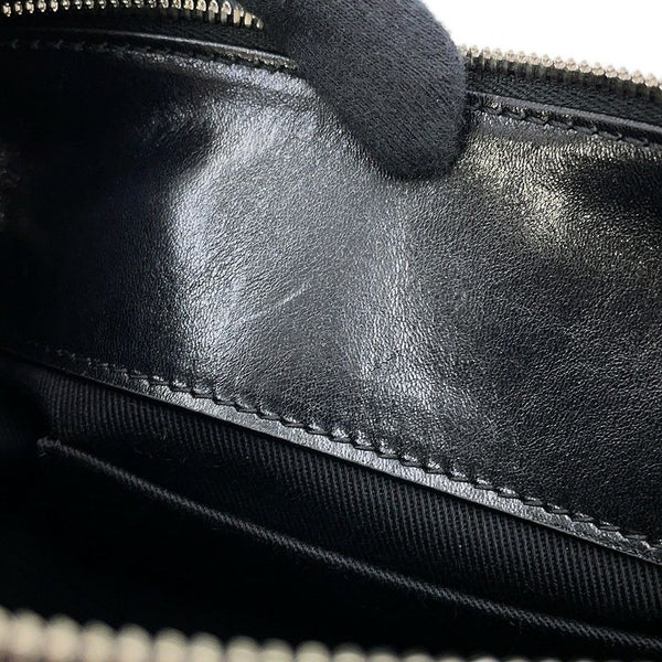 ドルチェ＆ガッバーナ ショルダーバッグ レオパード ハラコ レザー DOLCE&GABBANA 黒