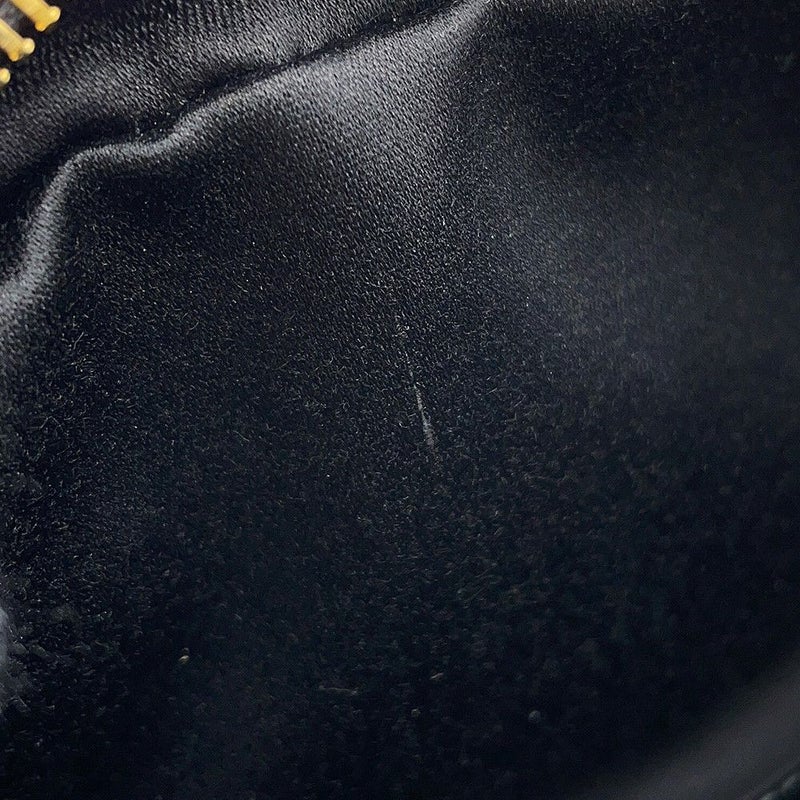 ミュウミュウ ウエストポーチ ロゴ レザー MiuMiu ボディバッグ 黒