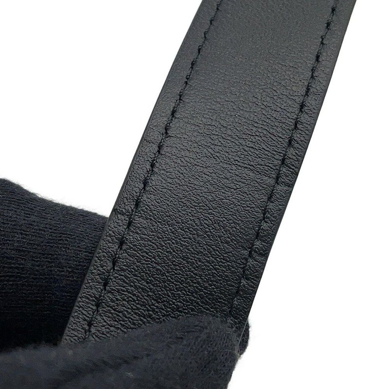 ミュウミュウ ウエストポーチ ロゴ レザー MiuMiu ボディバッグ 黒