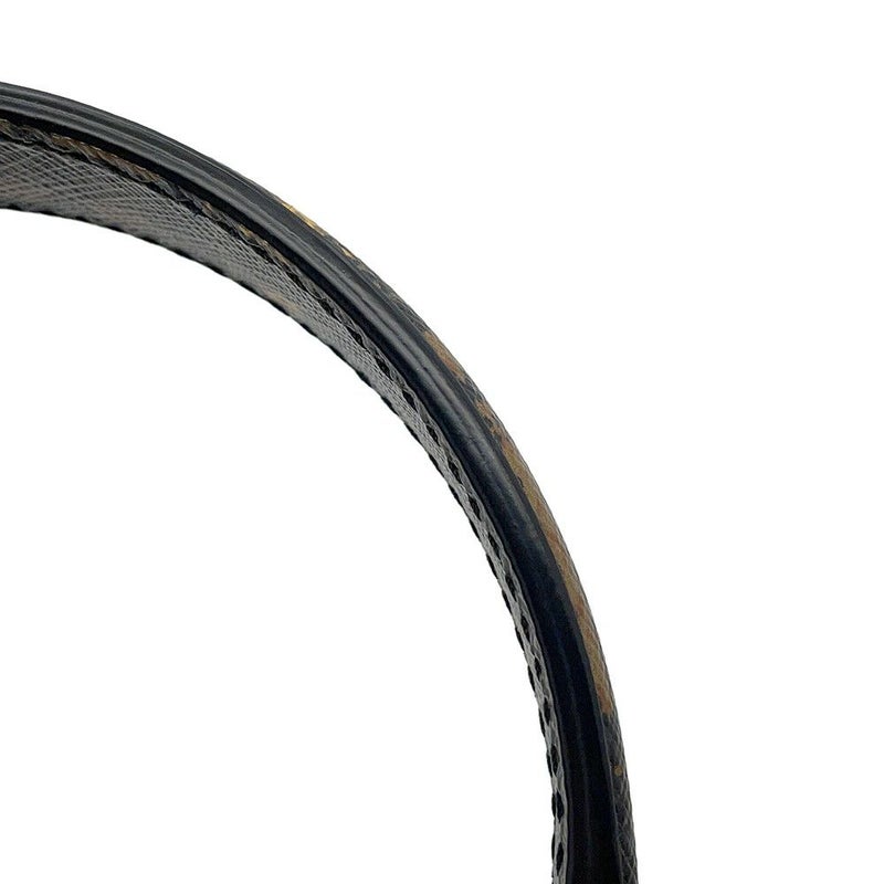 プラダ ハンドバッグ チェック柄 ナイロン/レザー 1BA014 PRADA 2wayショルダーバッグ 黒