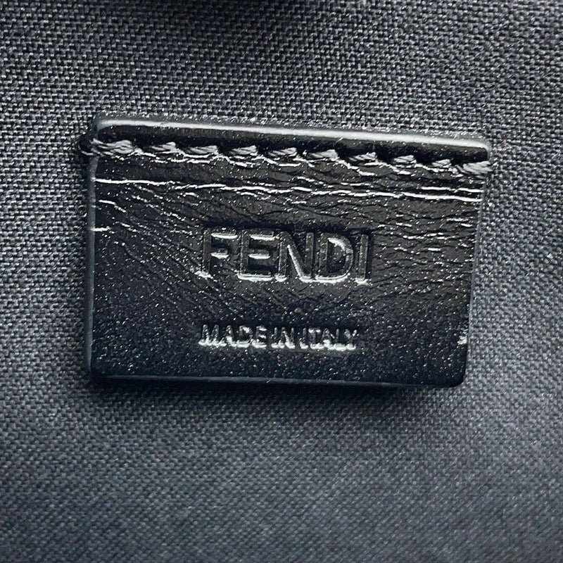 フェンディ クラッチバッグ タロアウトコラボ ズッカ柄 PVC/レザー 7N0134FENDI 白 黒