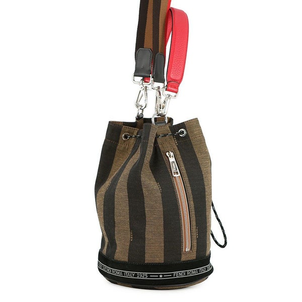 フェンディ ショルダーバッグ モントレゾール キャンバス 7VA450 FENDI 2ｗayショルダーバッグ 黒