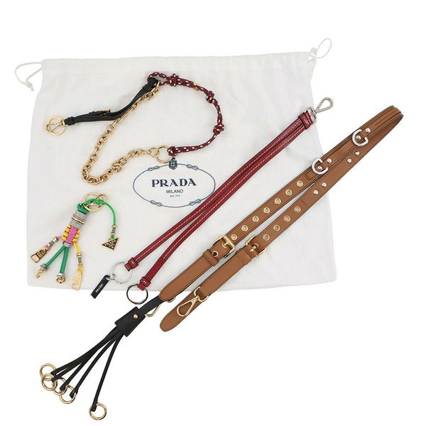 プラダ ショルダーバッグ ソフトサウンド チャーム スモール レザー 1BD379 PRADA バッグ