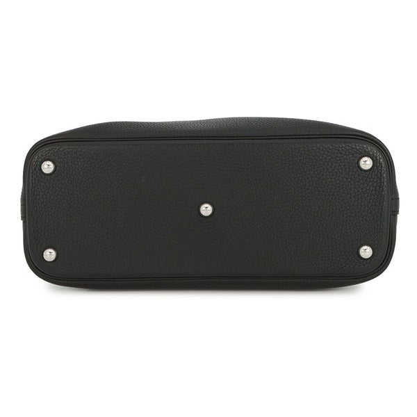 エルメス ハンドバッグ ボリード31 ブラック/シルバー金具 トリヨンクレマンス D刻印 ２wayショルダー 黒