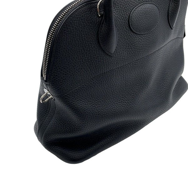 エルメス ハンドバッグ ボリード31 ブラック/シルバー金具 トリヨンクレマンス D刻印 ２wayショルダー 黒