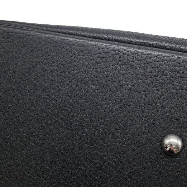 エルメス ハンドバッグ ボリード31 ブラック/シルバー金具 トリヨンクレマンス D刻印 ２wayショルダー 黒