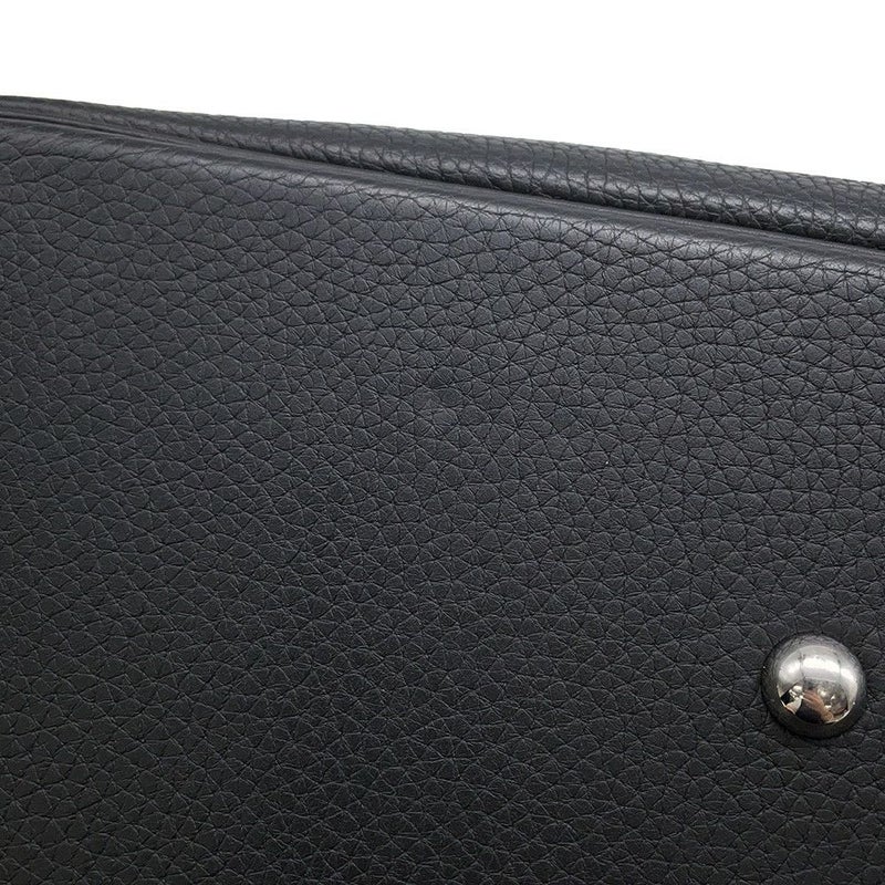 エルメス ハンドバッグ ボリード31 ブラック/シルバー金具 トリヨンクレマンス D刻印 ２wayショルダー 黒