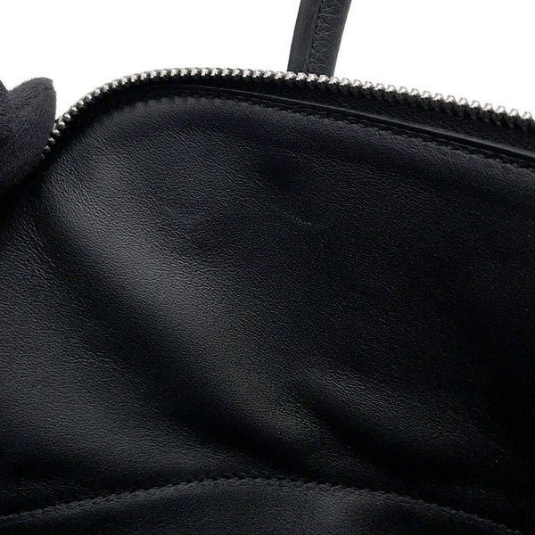 エルメス ハンドバッグ ボリード31 ブラック/シルバー金具 トリヨンクレマンス D刻印 ２wayショルダー 黒