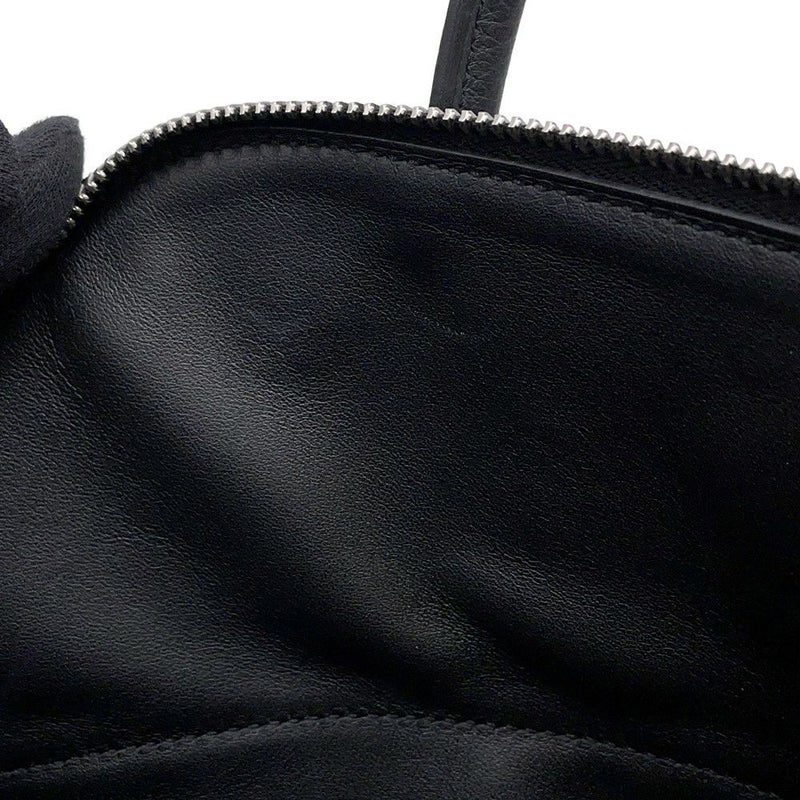エルメス ハンドバッグ ボリード31 ブラック/シルバー金具 トリヨンクレマンス D刻印 ２wayショルダー 黒