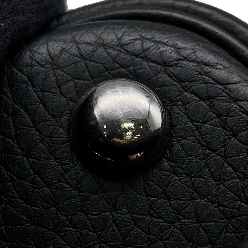 エルメス ハンドバッグ ボリード31 ブラック/シルバー金具 トリヨンクレマンス D刻印 ２wayショルダー 黒