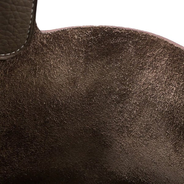 エルメス ハンドバッグ ピコタンロックMM エトゥープ/シルバー金具 トリヨンクレマンス W刻印