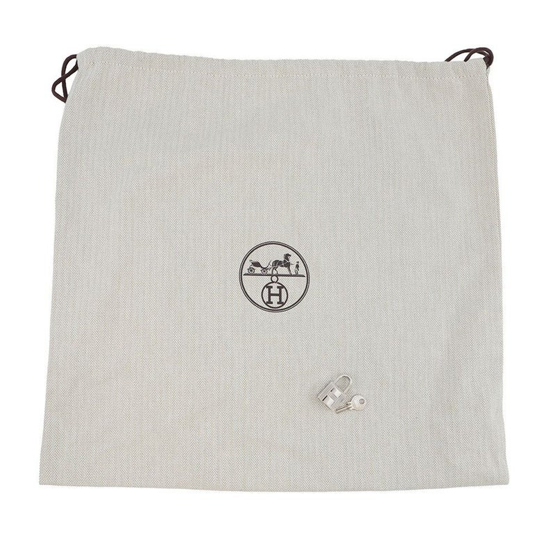 エルメス ハンドバッグ ピコタンロックMM エトゥープ/シルバー金具 トリヨンクレマンス W刻印