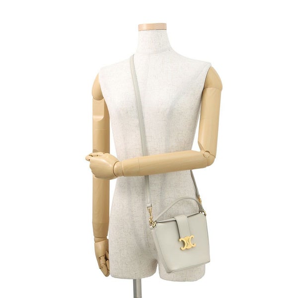 セリーヌ ハンドバッグ トリオンフ ミニバッグ バケット レザー CELINE 2wayショルダーバッグ