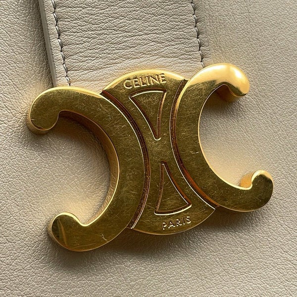 セリーヌ ハンドバッグ トリオンフ ミニバッグ バケット レザー CELINE 2wayショルダーバッグ
