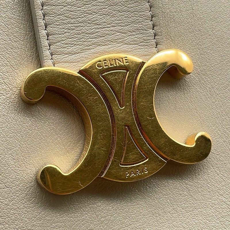 セリーヌ ハンドバッグ トリオンフ ミニバッグ バケット レザー CELINE 2wayショルダーバッグ
