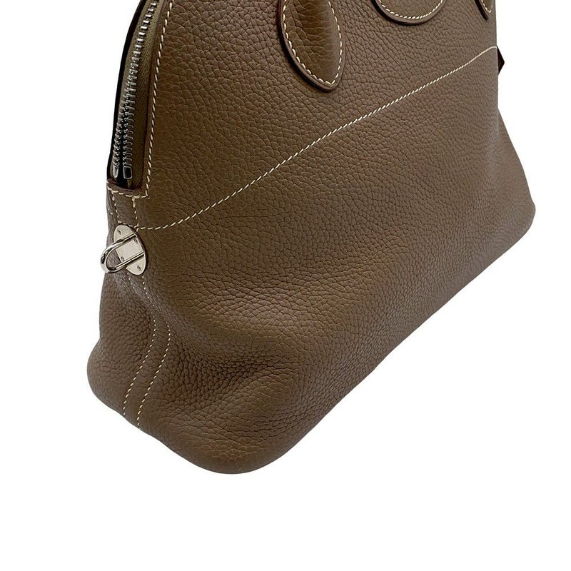 エルメス ハンドバッグ ボリード31 エトゥープ/シルバー金具 トリヨンクレマンス □I刻印 ２wayショルダー