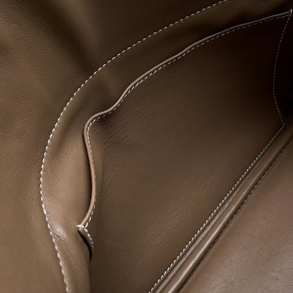 エルメス ハンドバッグ ボリード31 エトゥープ/シルバー金具 トリヨンクレマンス □I刻印 ２wayショルダー