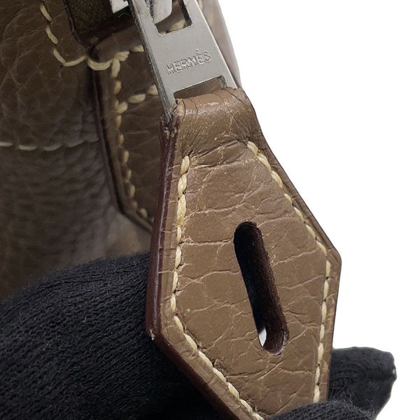 エルメス ハンドバッグ ボリード31 エトゥープ/シルバー金具 トリヨンクレマンス □I刻印 ２wayショルダー