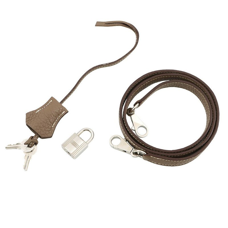 エルメス ハンドバッグ ボリード31 エトゥープ/シルバー金具 トリヨンクレマンス □I刻印 ２wayショルダー