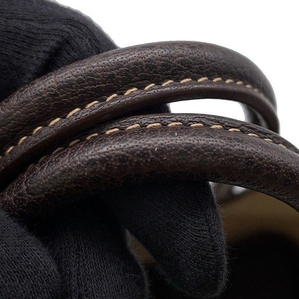 エルメス トートバッグ ガーデンパーティTTPM ナチュラル/ブラウン/シルバー金具 トワルアッシュ/ブッフル □H刻印