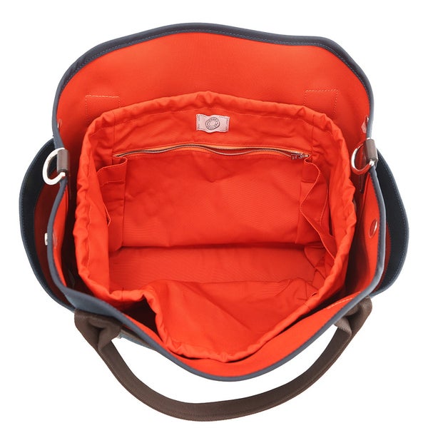 エルメス サックドパンサージュ グルーム SAC DE PANSAGE GROOM ネイビー/フー C刻印 ２wayショルダー