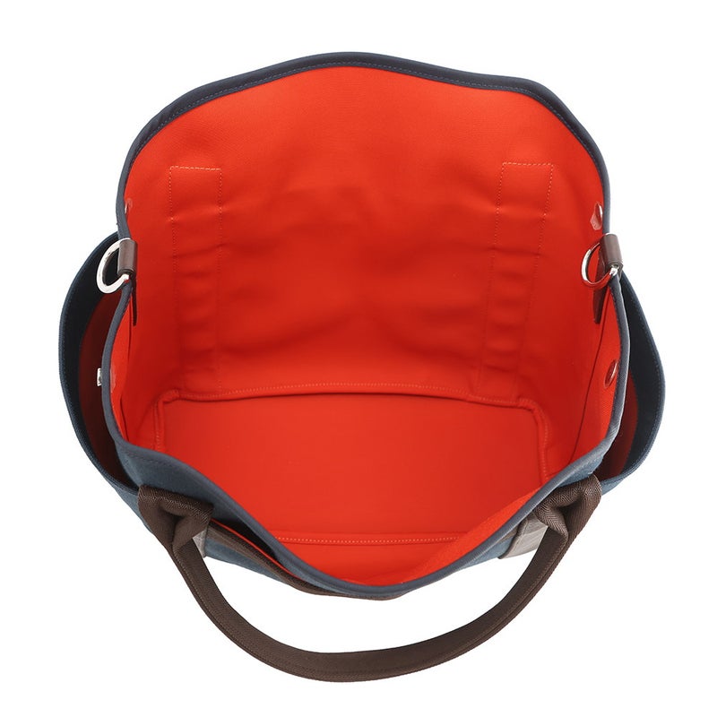 エルメス サックドパンサージュ グルーム SAC DE PANSAGE GROOM ネイビー/フー C刻印 ２wayショルダー