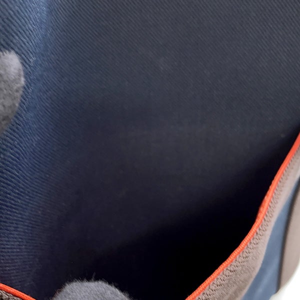 エルメス サックドパンサージュ グルーム SAC DE PANSAGE GROOM ネイビー/フー C刻印 ２wayショルダー