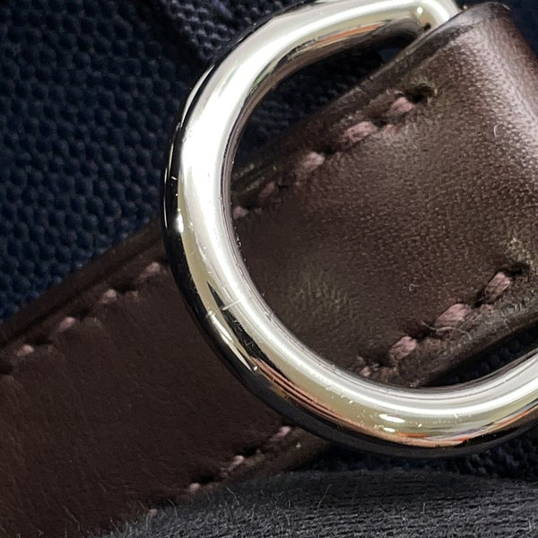 エルメス サックドパンサージュ グルーム SAC DE PANSAGE GROOM ネイビー/フー C刻印 ２wayショルダー