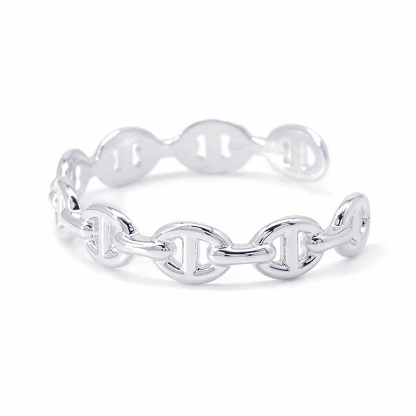 エルメス ブレスレット シェーヌダンクル アンシェネ バングル SV925シルバー サイズSH HERMES　ジュエリー