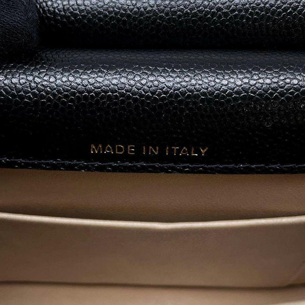 シャネル チェーンショルダーバッグ マトラッセ ココマーク キャビアスキン AP3004 CHANEL バッグ 黒