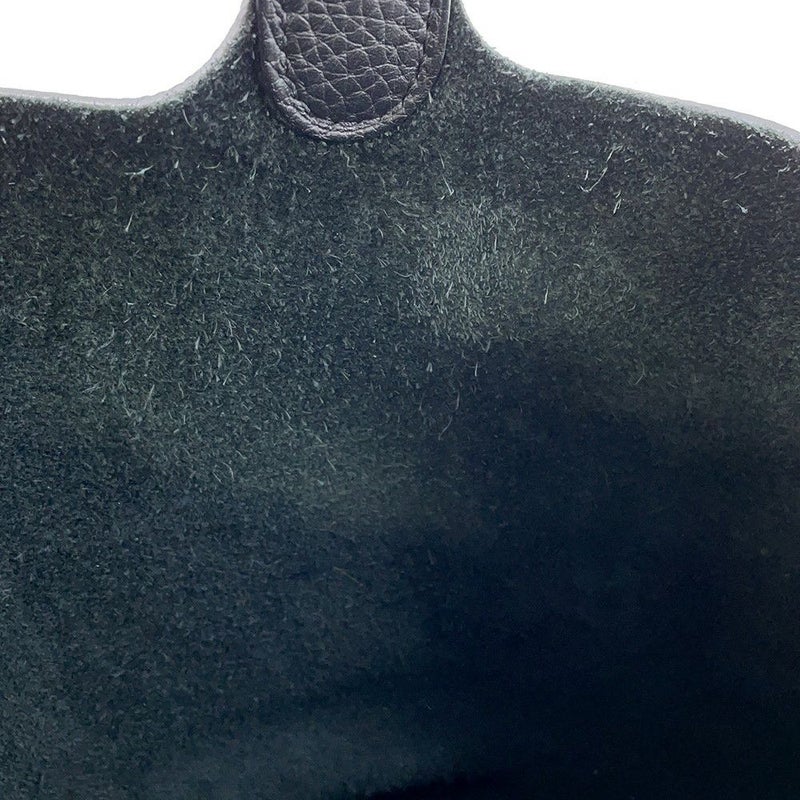 エルメス ハンドバッグ ピコタンロックMM ブラック/シルバー金具 トリヨンクレマンス Z刻印 黒