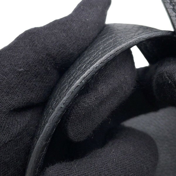 エルメス ハンドバッグ ピコタンロックMM ブラック/シルバー金具 トリヨンクレマンス Z刻印 黒