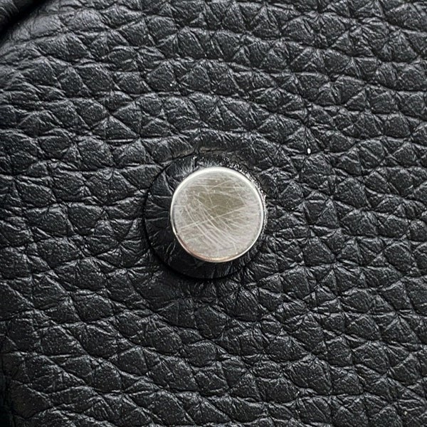 エルメス ハンドバッグ ピコタンロックMM ブラック/シルバー金具 トリヨンクレマンス Z刻印 黒
