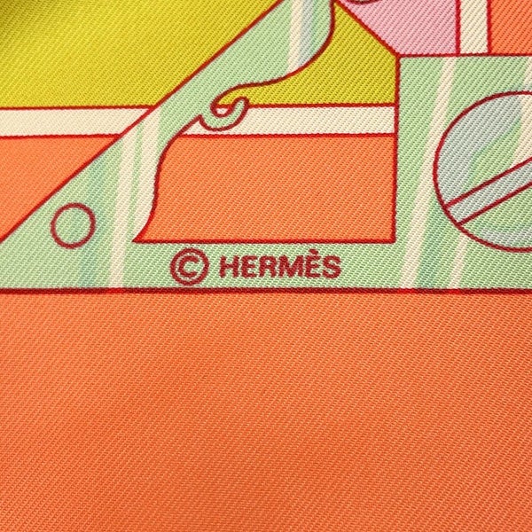 エルメス スカーフ カレ90 六分儀 SEXTANTS HERMES シルク
