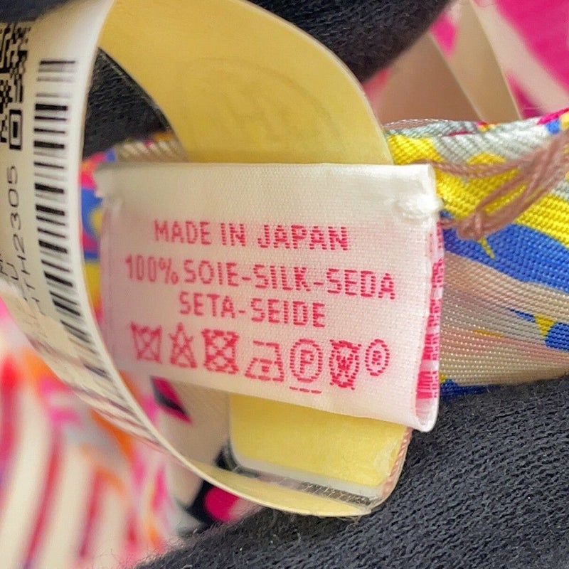 エルメス スカーフ ツイリー マーブルシルク エクスリブリス EX-LIBRIS HERMES シルクツイル 京都マーブル