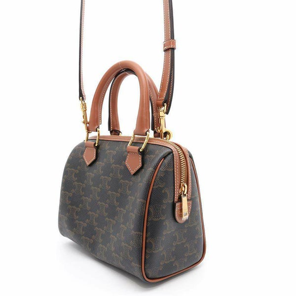 セリーヌ ハンドバッグ トリオンフ スモール ボストンバッグ 197582 CELINE 2wayショルダーバッグ