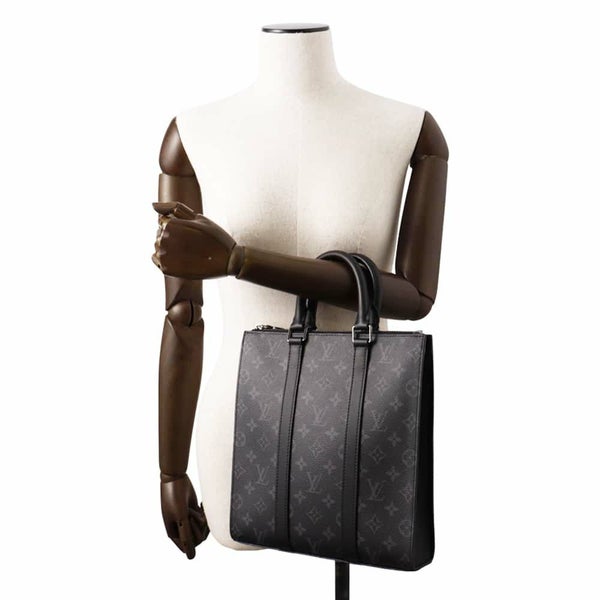 ルイヴィトン ハンドバッグ モノグラム・エクリプス サックプラ・クロス M46456 ブラック 黒