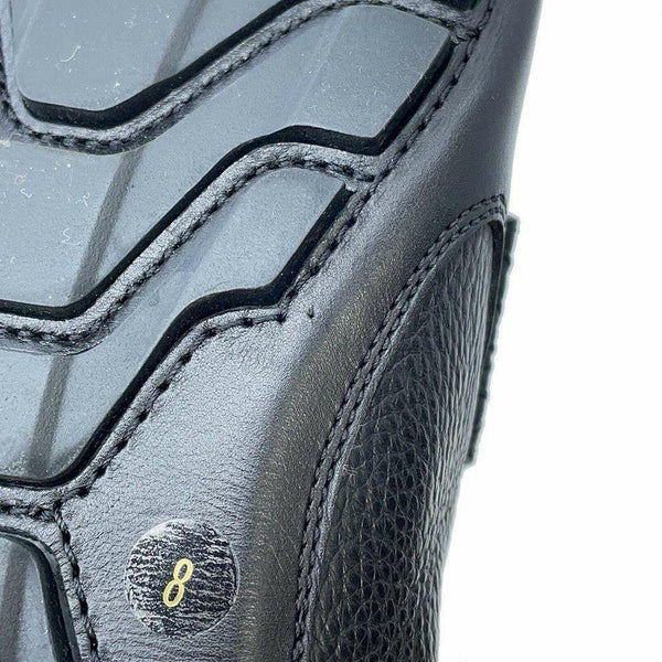 グッチ ローファー ホースビット付 ドライビングシューズ レザー メンズサイズ8 GUCCI 靴 黒