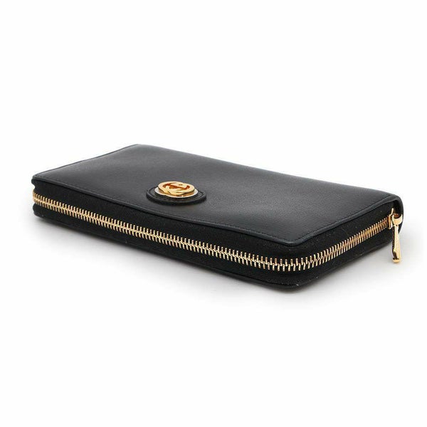 グッチ 長財布 インターロッキングG レザー 598543 GUCCI 財布 黒