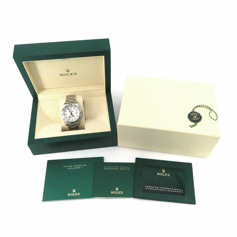ロレックス エクスプローラー2 ランダムシリアル ルーレット 226570 ROLEX 腕時計 白文字盤