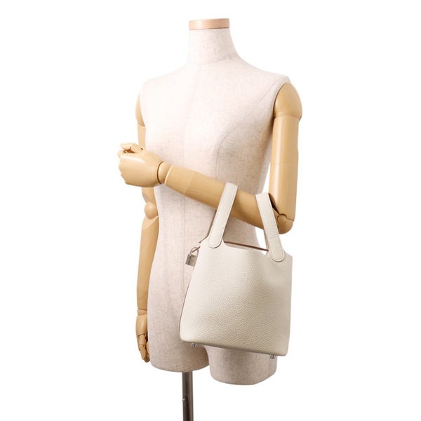 エルメス ハンドバッグ ピコタンロックPM ベトン/シルバー金具 トリヨンクレマンス K刻印