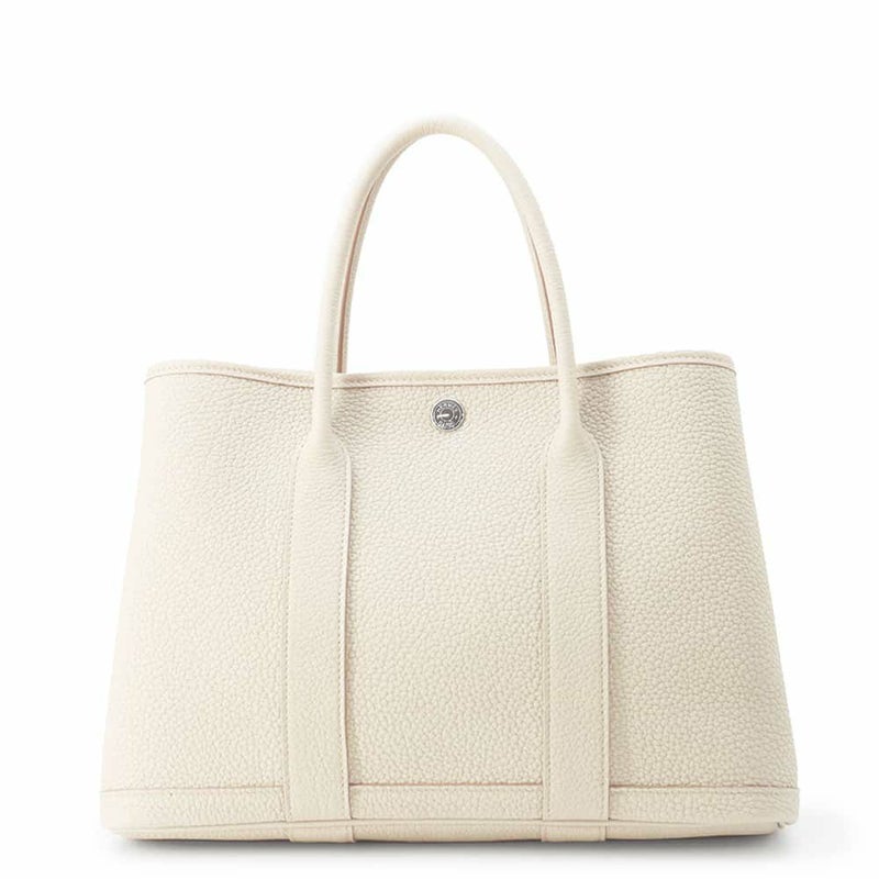 エルメス トートバッグ ガーデンパーティTPM ベトン/シルバー金具 ネゴンダ W刻印