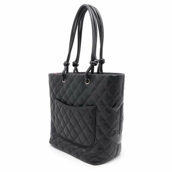 シャネル ハンドバッグ カンボンライン ココマーク ミディアムトート A25167 CHANEL バッグ 黒