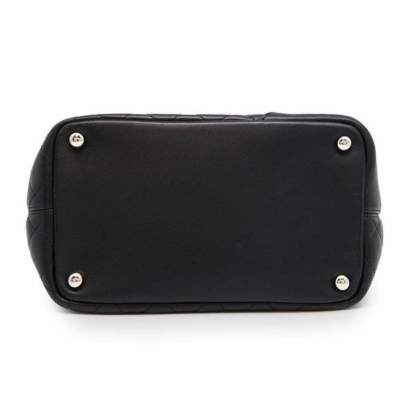 シャネル ハンドバッグ カンボンライン ココマーク ミディアムトート A25167 CHANEL バッグ 黒