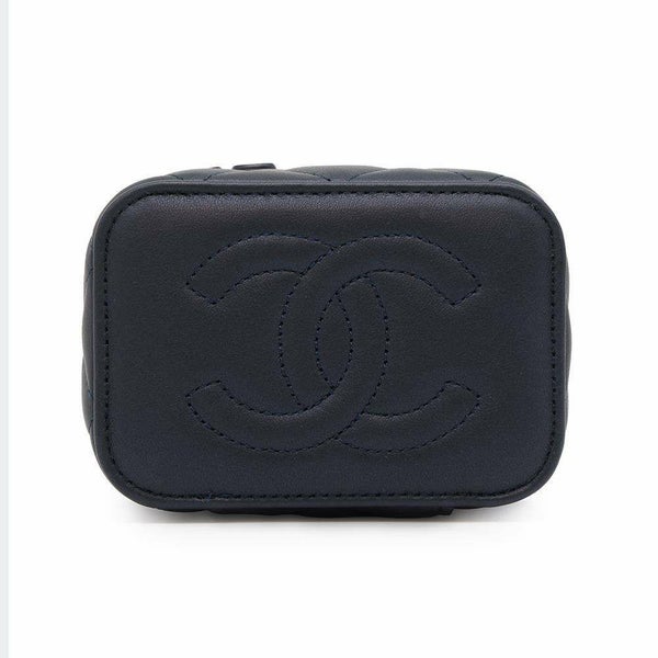 シャネル チェーンショルダーバッグ スモール バニティケース ラムスキン AP2198 CHANEL ポシェット ヴァニティ