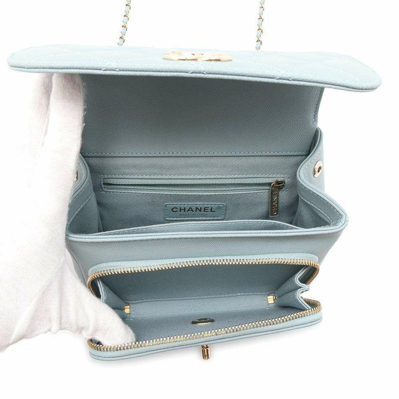 シャネル ハンドバッグ マトラッセ ココマーク アフィニティ スモール キャビアスキン A93749  2wayチェーンショルダー