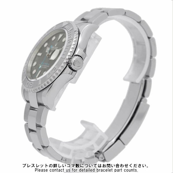 ロレックス ヨットマスター ロレジウム SS/プラチナ ランダムシリアル ルーレット 126622 ROLEX 腕時計 スレート文字盤